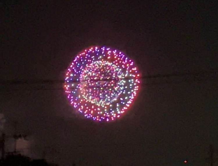 自宅から花火が見える人