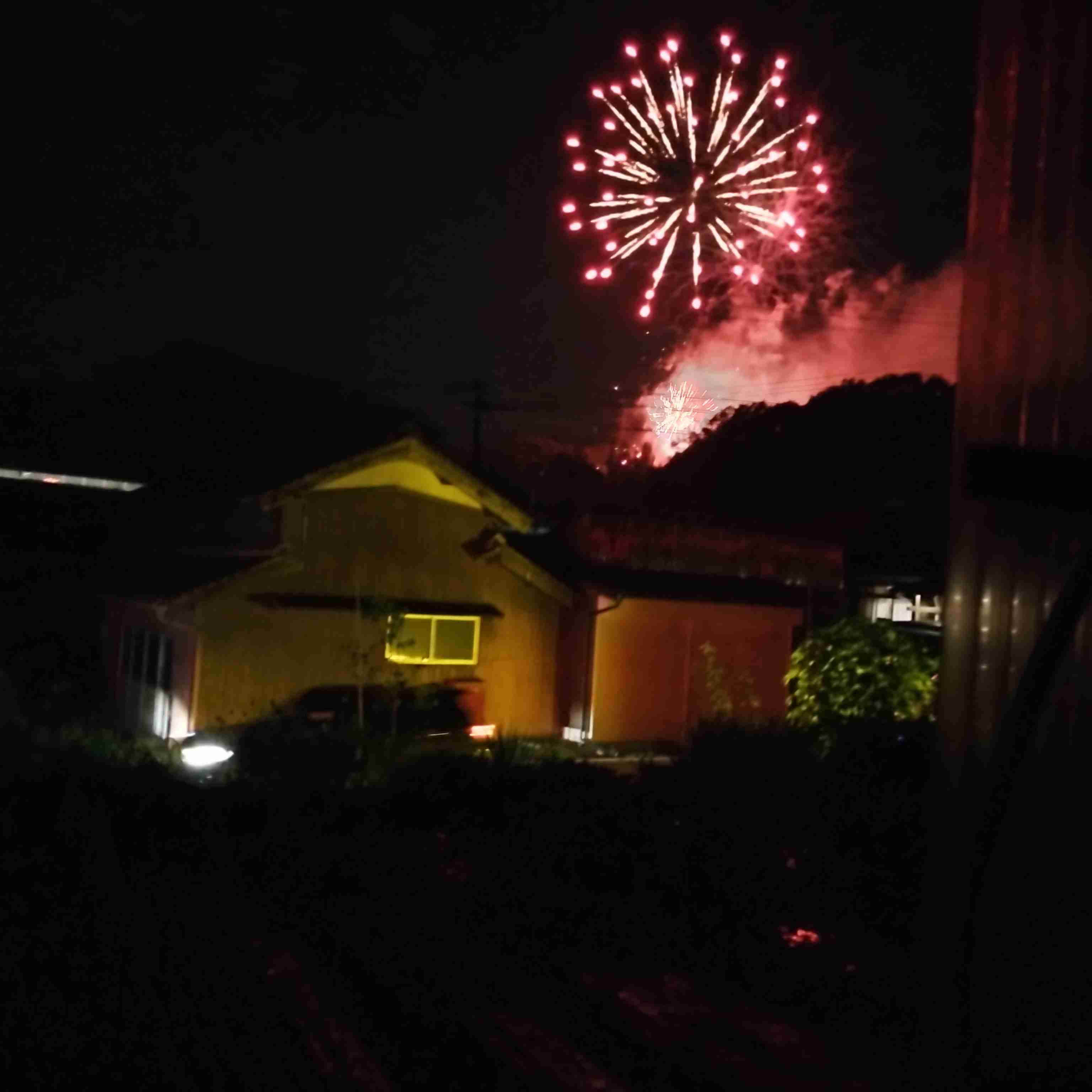 自宅から花火が見える人