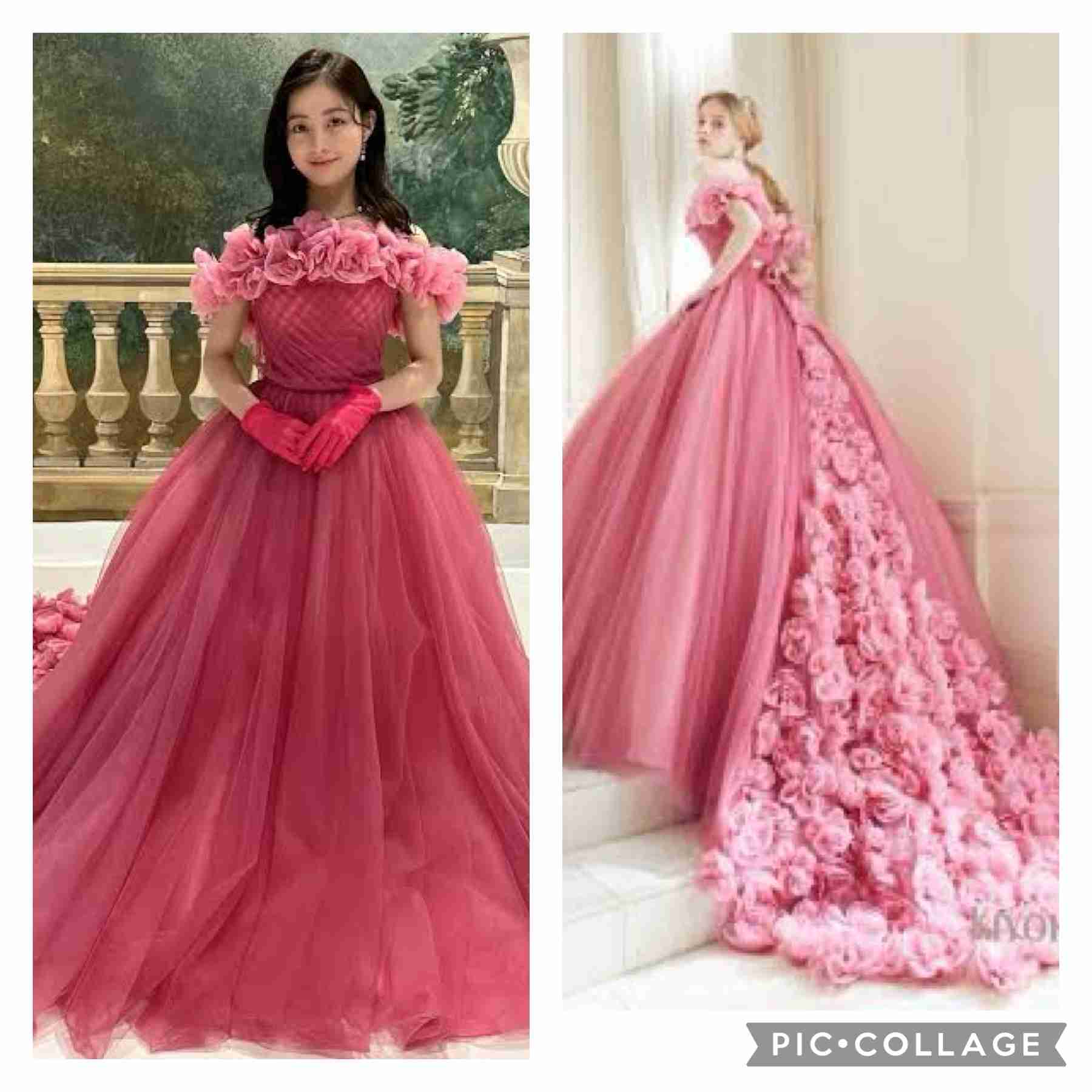 結婚式のカラードレス