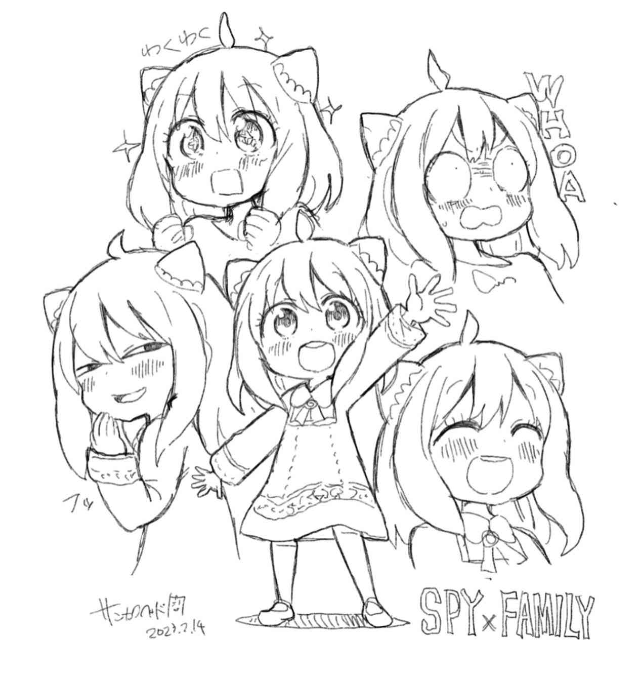漫画家が描いた他者のキャラクターや有名人の絵Part9