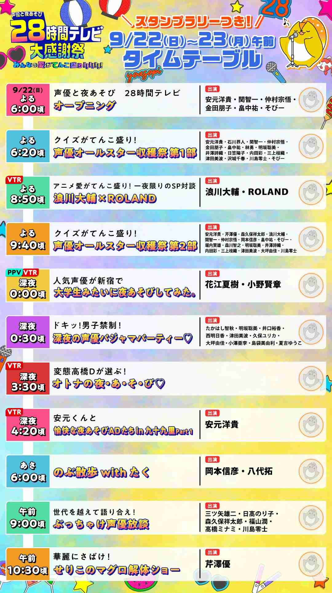 【ABEMA】『声優と夜あそび』を語ろうPart6【アンチ禁止】