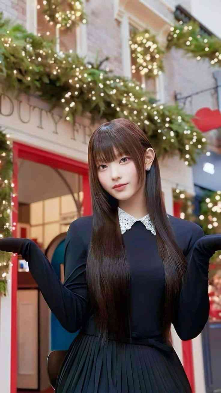 ぱっつん前髪が似合っていると思う画像
