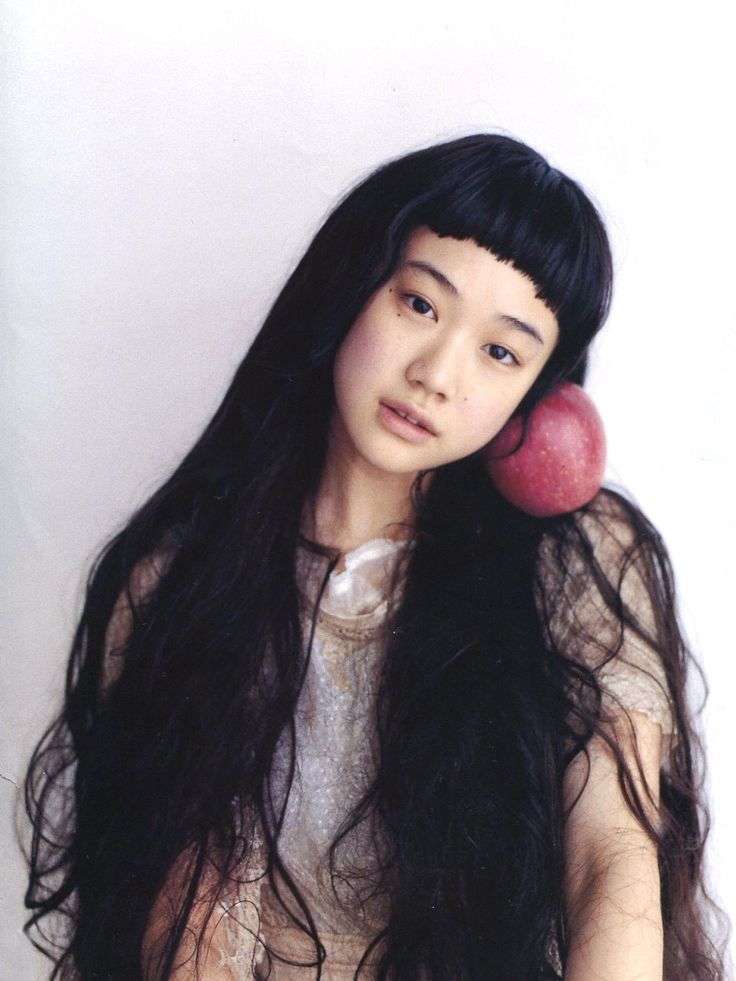ぱっつん前髪が似合っていると思う画像