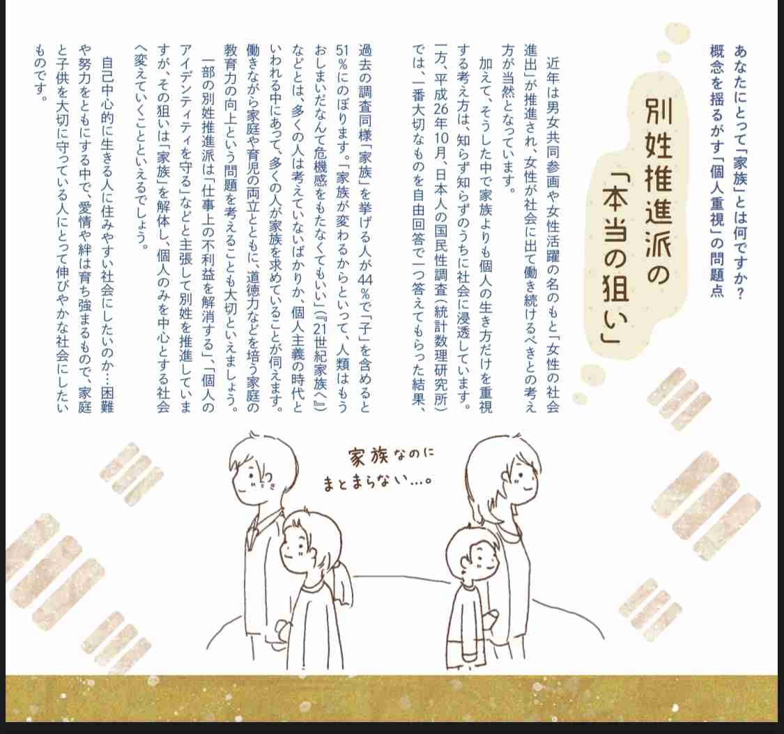 選択的夫婦別姓制度、自民支持層で賛成63% 首相と意見の違い鮮明