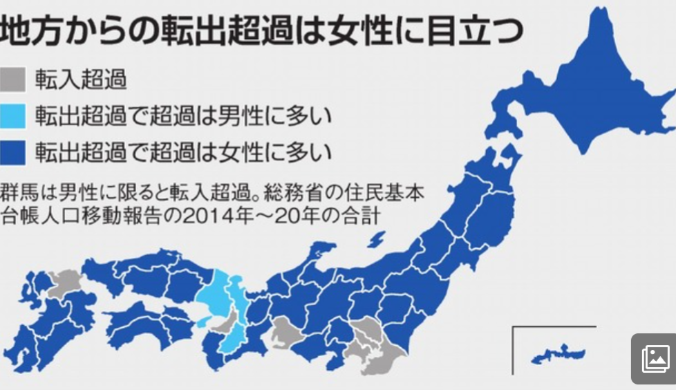 地方の女性の生きづらさ