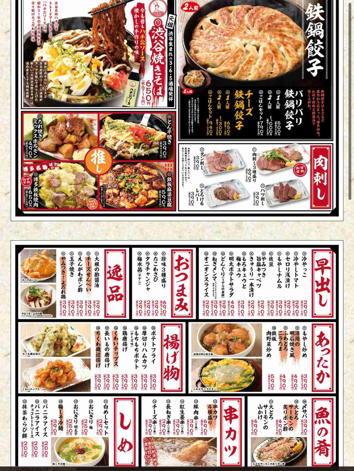 いろんな居酒屋メニューを眺めながら、あーだこーだ言うだけのトピ