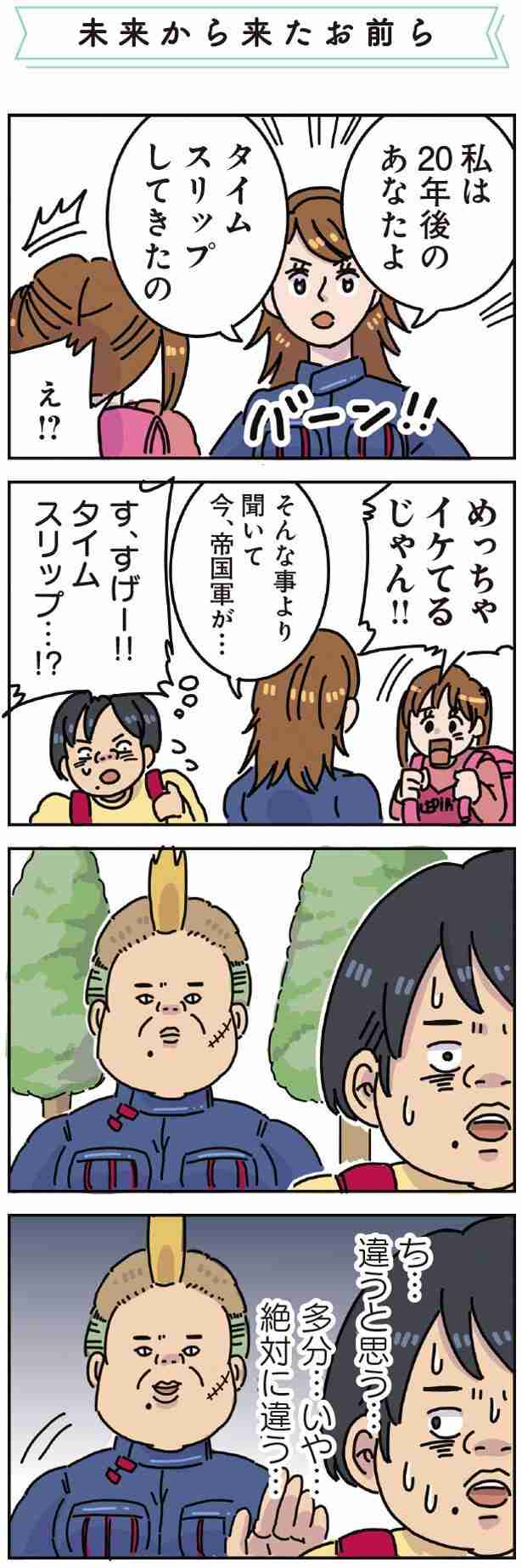 タイムマシンで昔の自分に現在の姿を見せたら