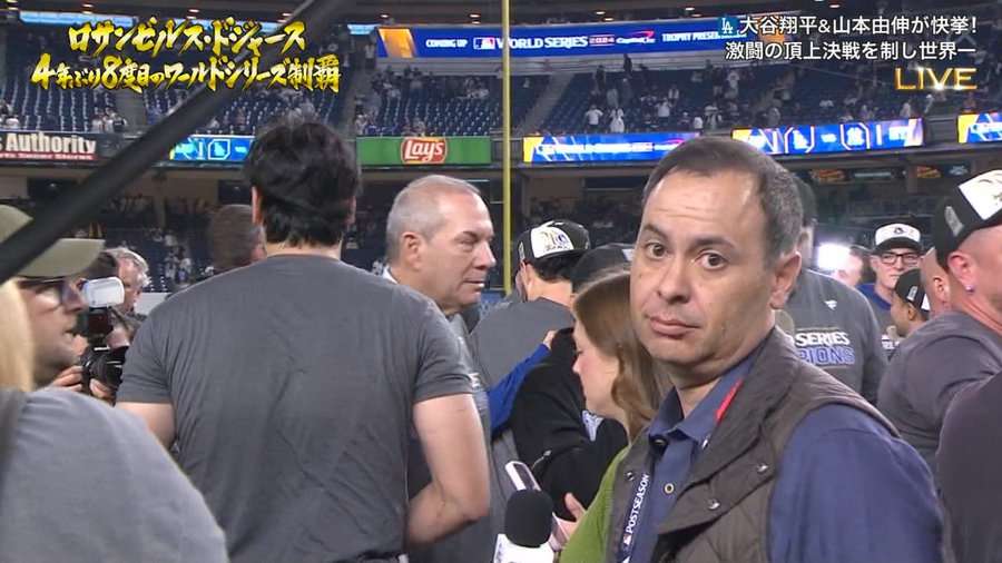 大谷翔平、世界一の喜び投稿　最大の注目はデコピンの表情「完全に二日酔いのドジャースファンで草」
