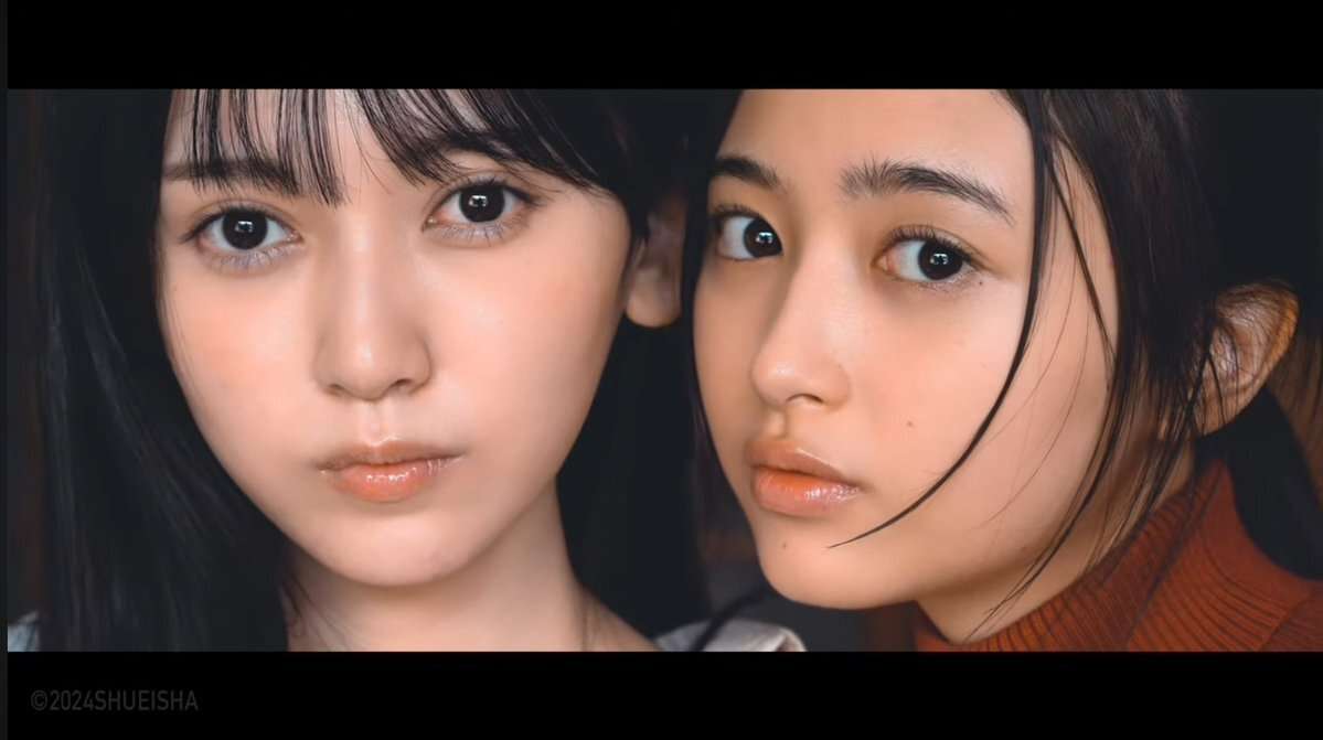 乃木坂46井上和＆池田瑛紗、バックハグ・腕組みで密着「週プレ」表紙登場