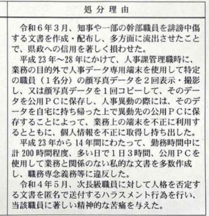 斎藤知事　パワハラおねだり回答多数の県職員アンケ→「匿名で何度でも回答可能だった」と県議公表　マスコミ偏向報道→失職と　目撃と伝聞合算５割超報道も