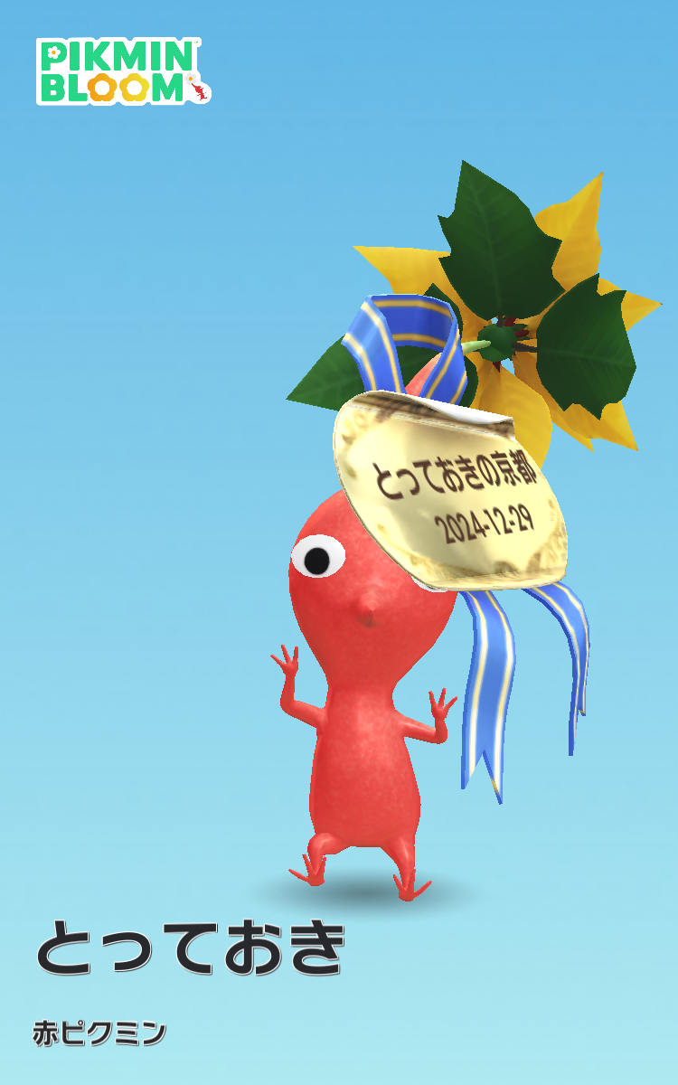 Pikmin Bloom（ピクミンブルーム）ピクミンとおでかけしよう🎄part.15