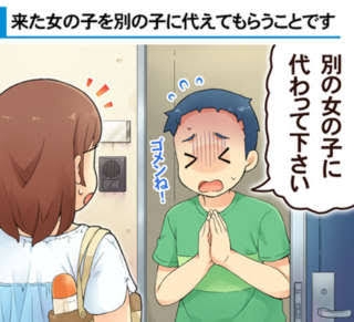 お客さんからチェンジ希望された人