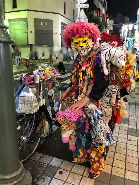 街で見かけた個性強めの人