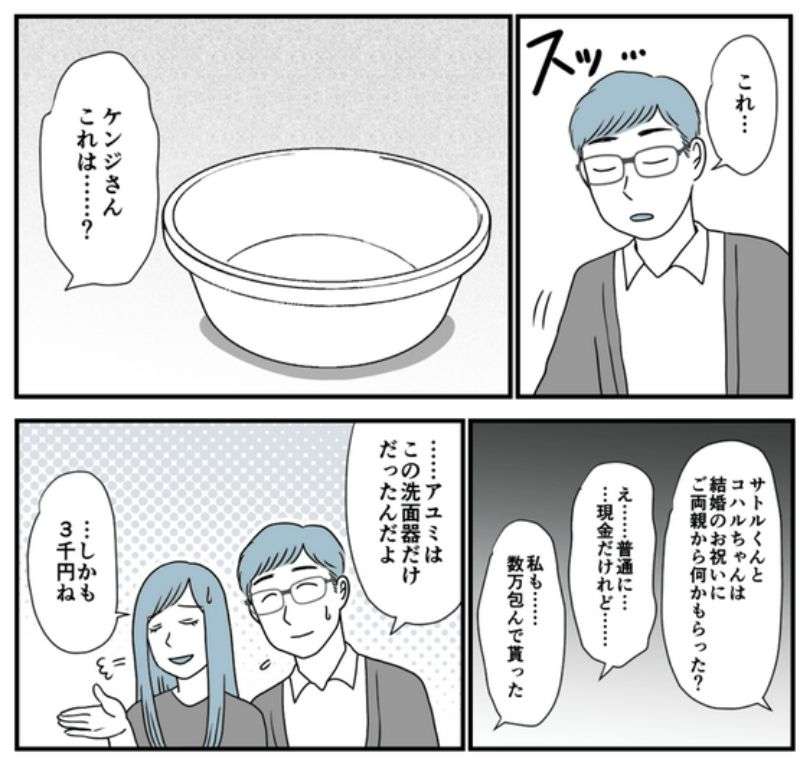 親から結婚祝いがなかった人