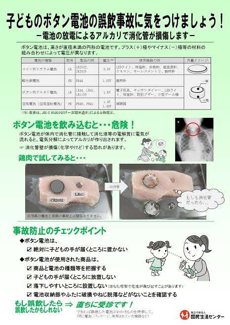 保育園の給食にボタン型電池が混入　気づかずに調理し児童と職員162人に提供　現時点で健康被害なし