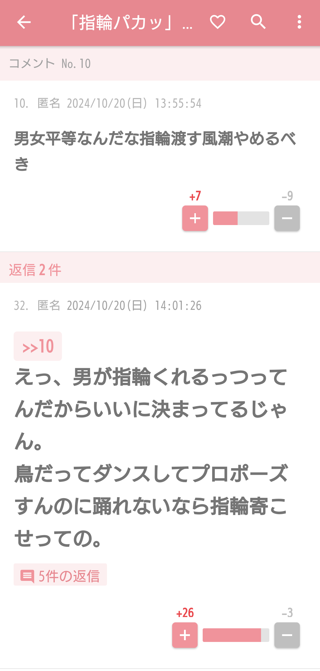 声を出して笑ったガルちゃんの投稿Part37