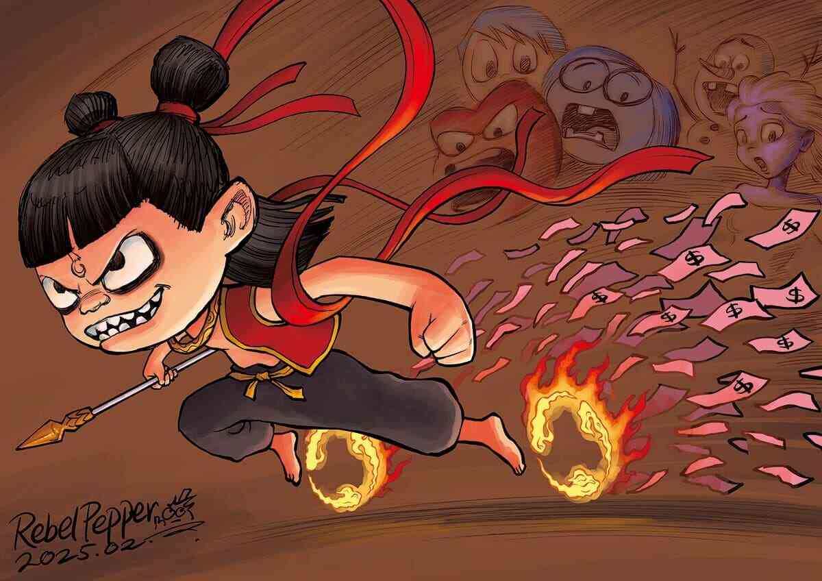 中国映画「ナタ2」、アニメ世界興収歴代トップに　16.9億ドル