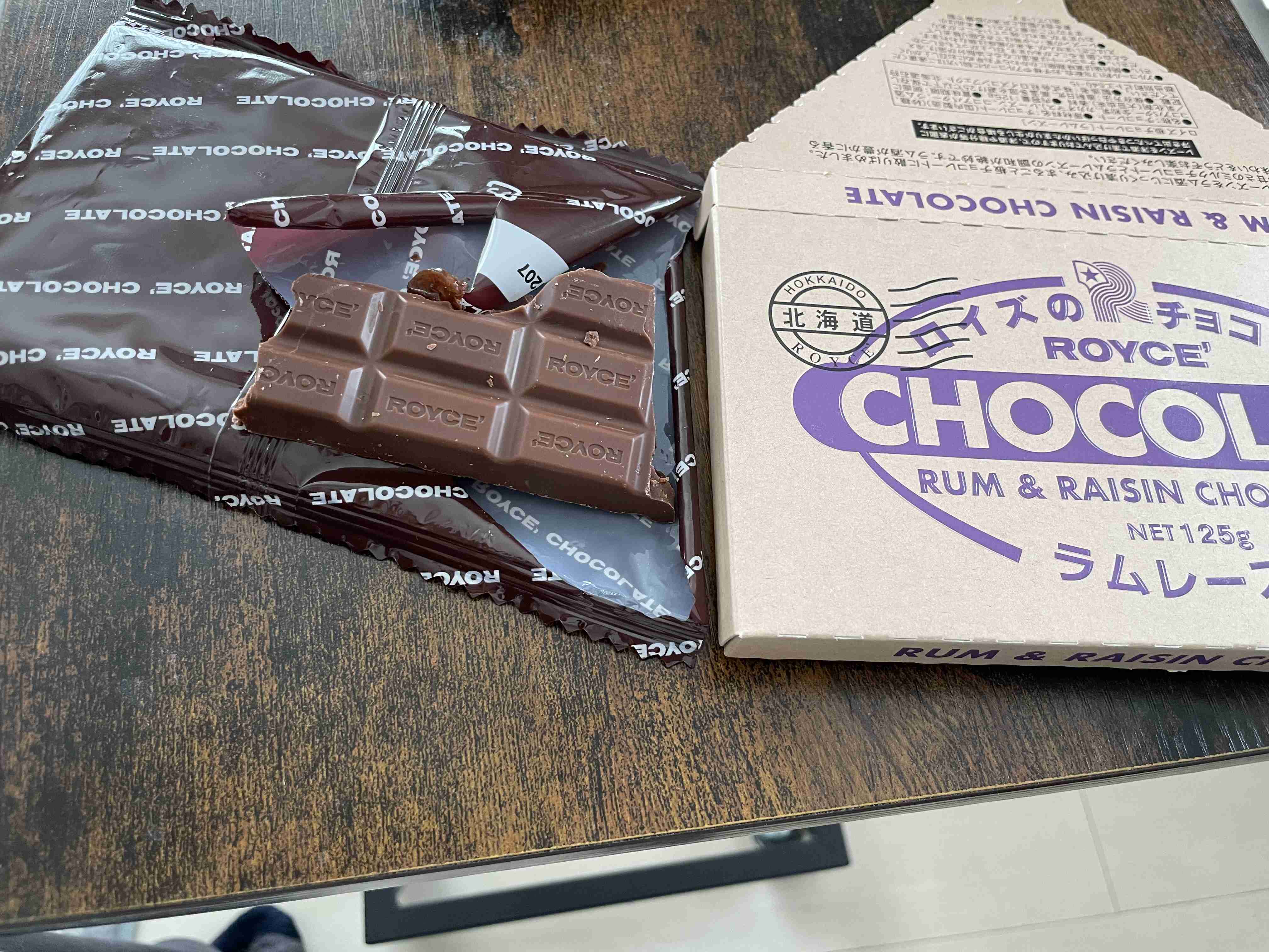 今食べているお菓子を見せて下さい!