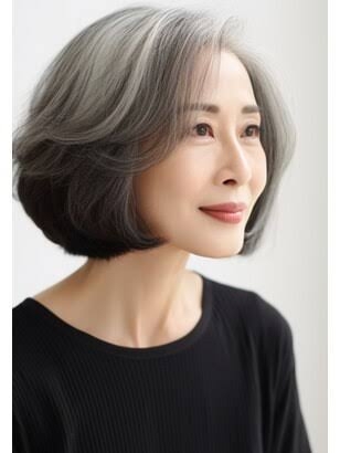グレイヘア移行中の人