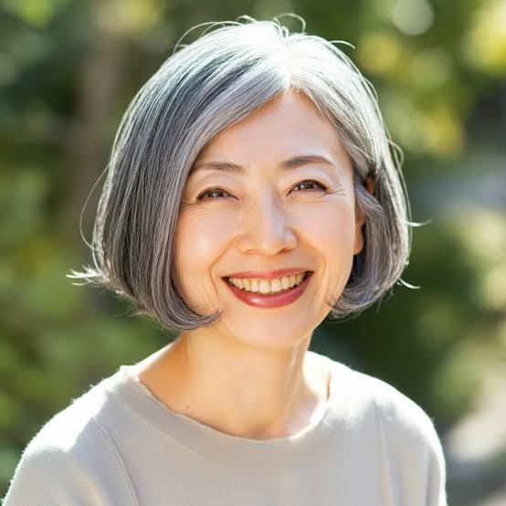 グレイヘア移行中の人