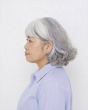 グレイヘア移行中の人