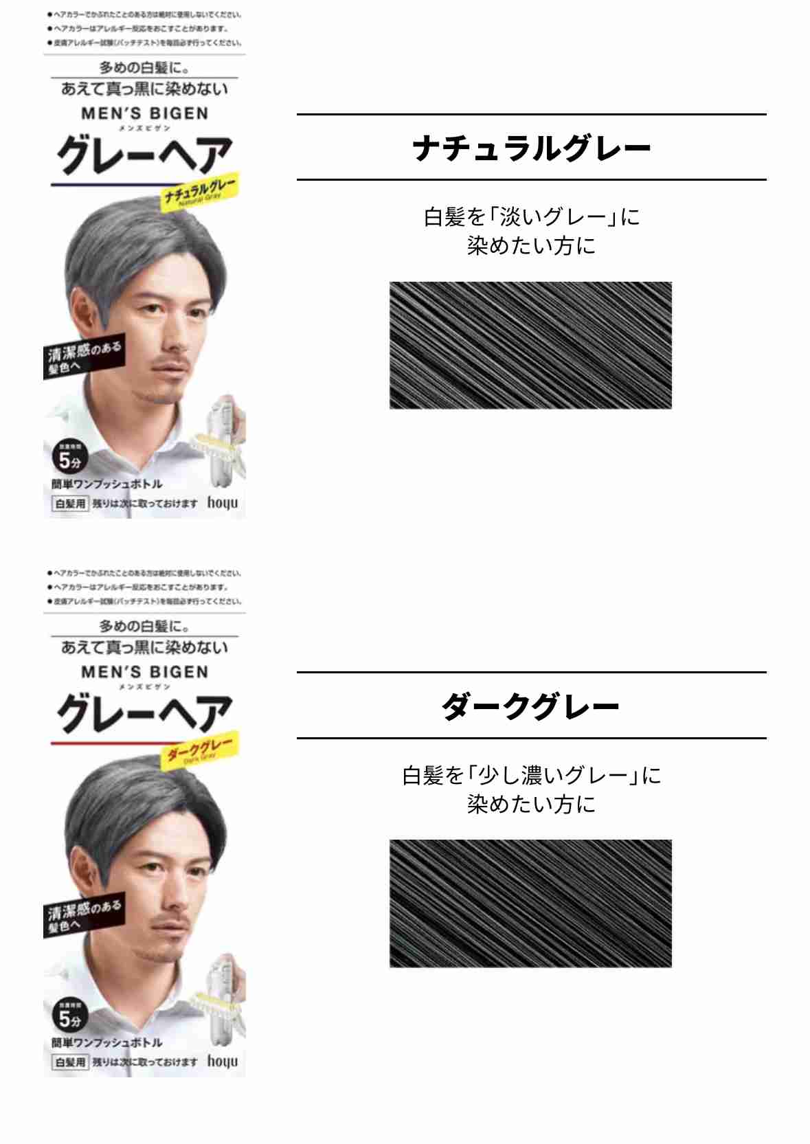グレイヘア移行中の人