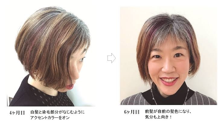 グレイヘア移行中の人