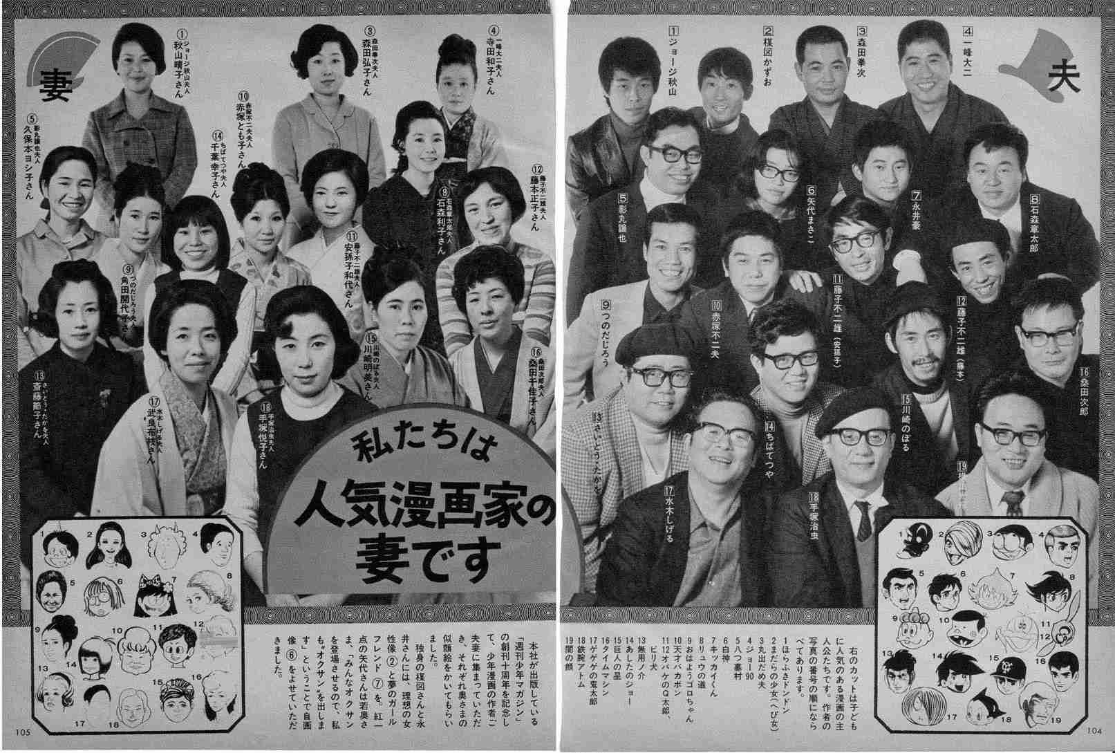 漫画家さんの顔写真を貼るトピ