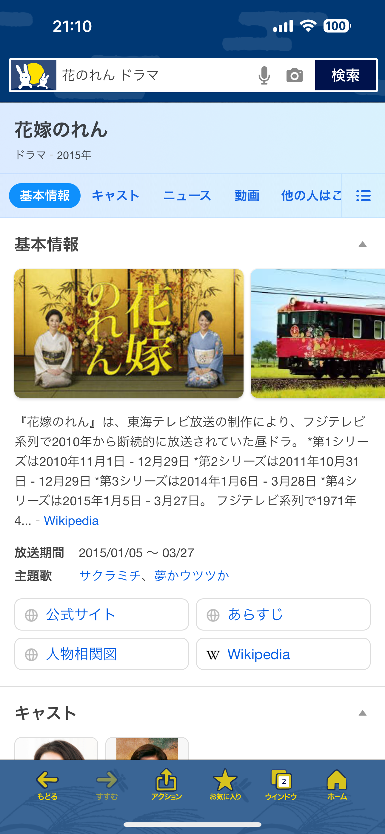 【実況・感想】テレビ朝日ドラマプレミアム 山崎豊子生誕100年記念「花のれん」