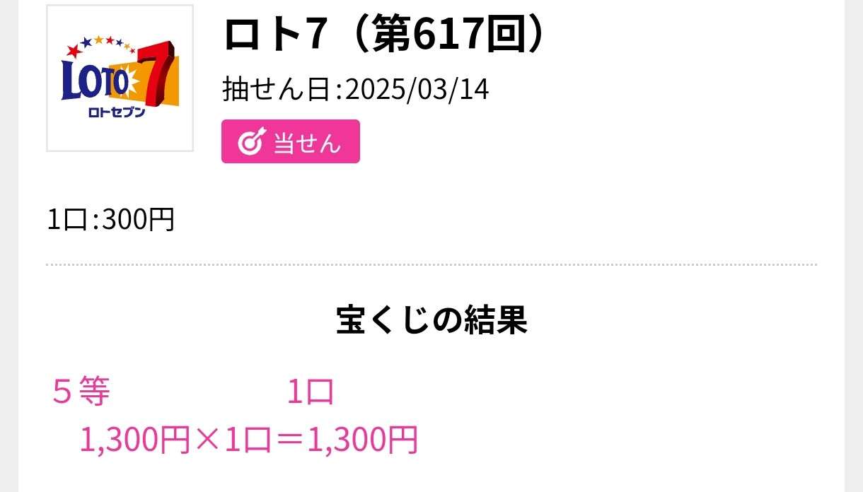 宝くじ史上最高額12億円当選…ロト7