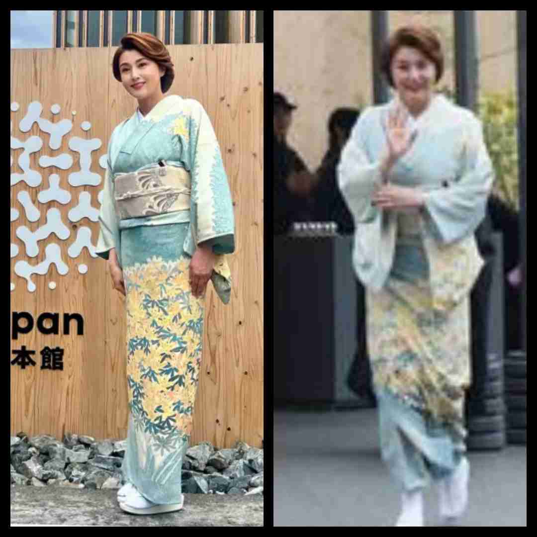 藤原紀香 万博の日本館名誉館長は「無報酬です」 春らしい着物姿に「日本の美ここにあり」と反響
