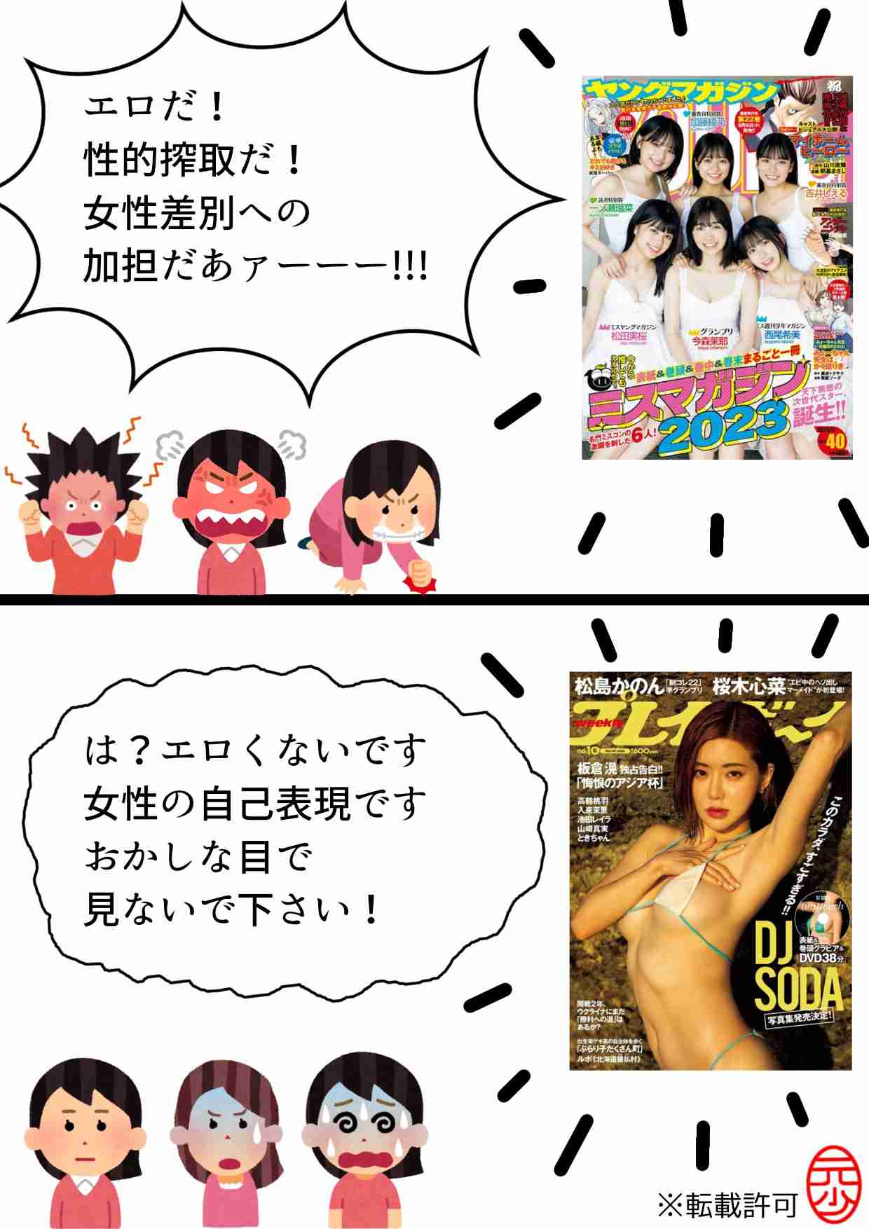 許される人と許されない人