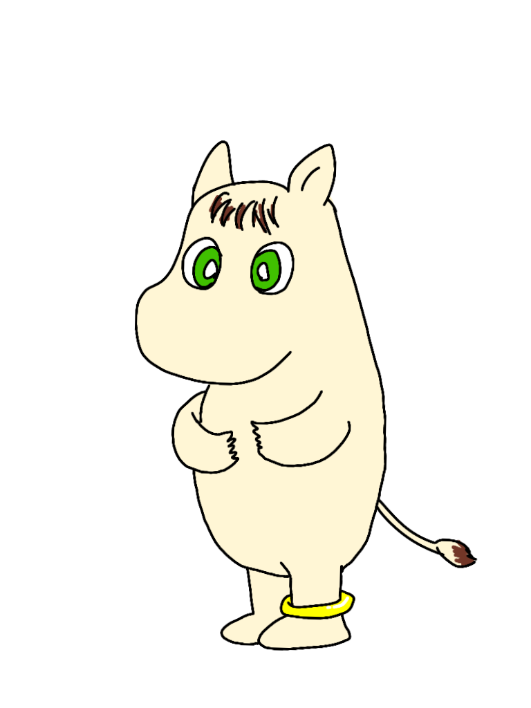 何も見ずにムーミン描いてみましょう!