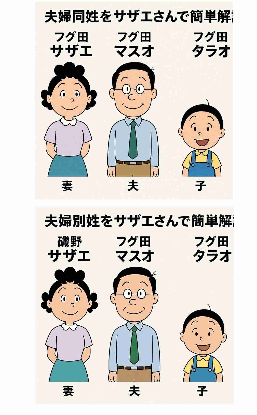 サザエさん例に夫婦別姓では「磯野一家といえない」作家・竹田恒泰氏が制度の危険性指摘