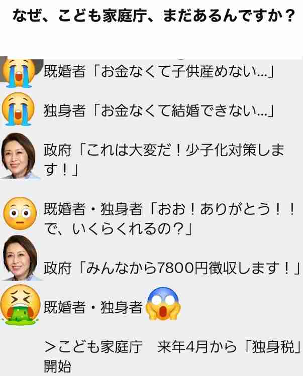 来年4月開始「独身税」子ども・子育て支援金制度！一人あたりの徴収料はいくらなのか…恩恵を受ける人はどんな恩恵うけられる？