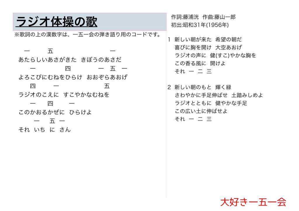 【夏休み】子供の頃、ラジオ体操あった人
