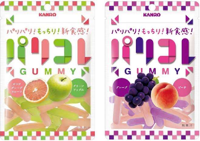 懐かしいパッケージを貼るトピ