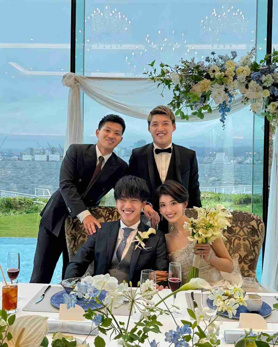 明松美玖ウエディングドレス姿公開「実写版ディズニープリンセス」夫はサッカー日本代表堂安律