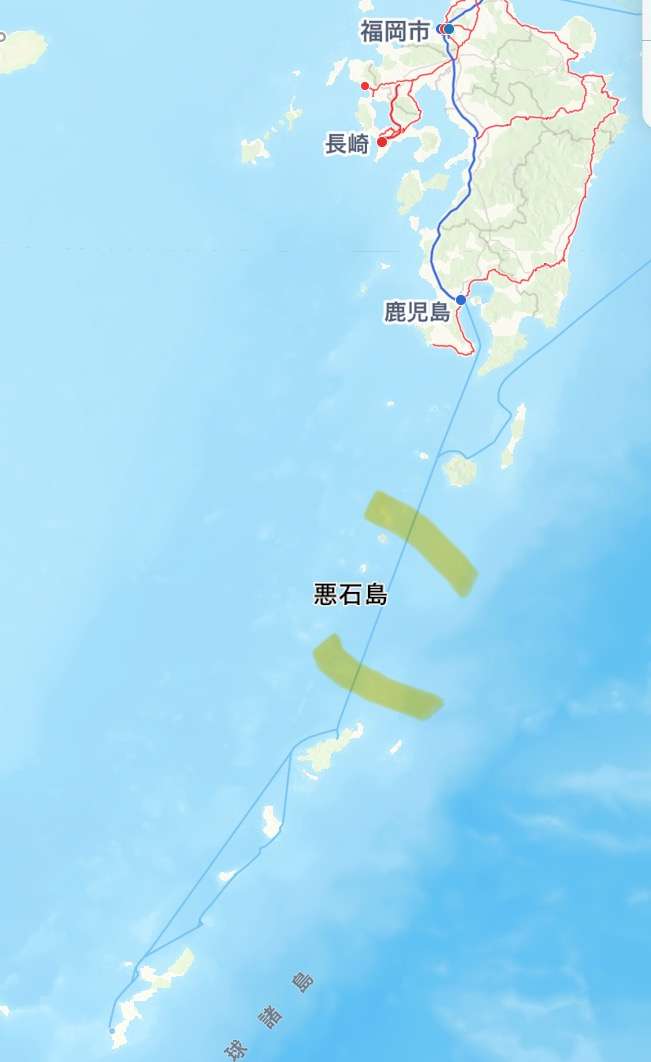 【地震速報】鹿児島 悪石島で震度6弱 津波の心配なし