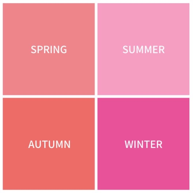 コーラルピンクのコスメ