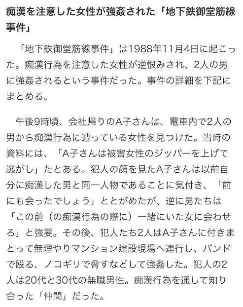 犯罪などから女性や子どもを助けたこと、助けられたことありますか?