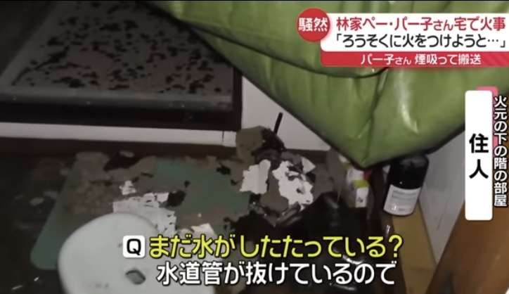 林家ペー　自宅火災原因は引火でなく「漏電」「傷んだコードから炎」　パー子「バーン！って火が」差し込みコードがあちこちに