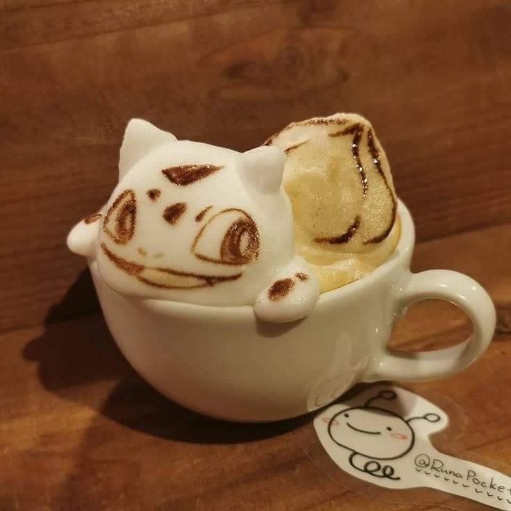 色んなラテアートが見たい