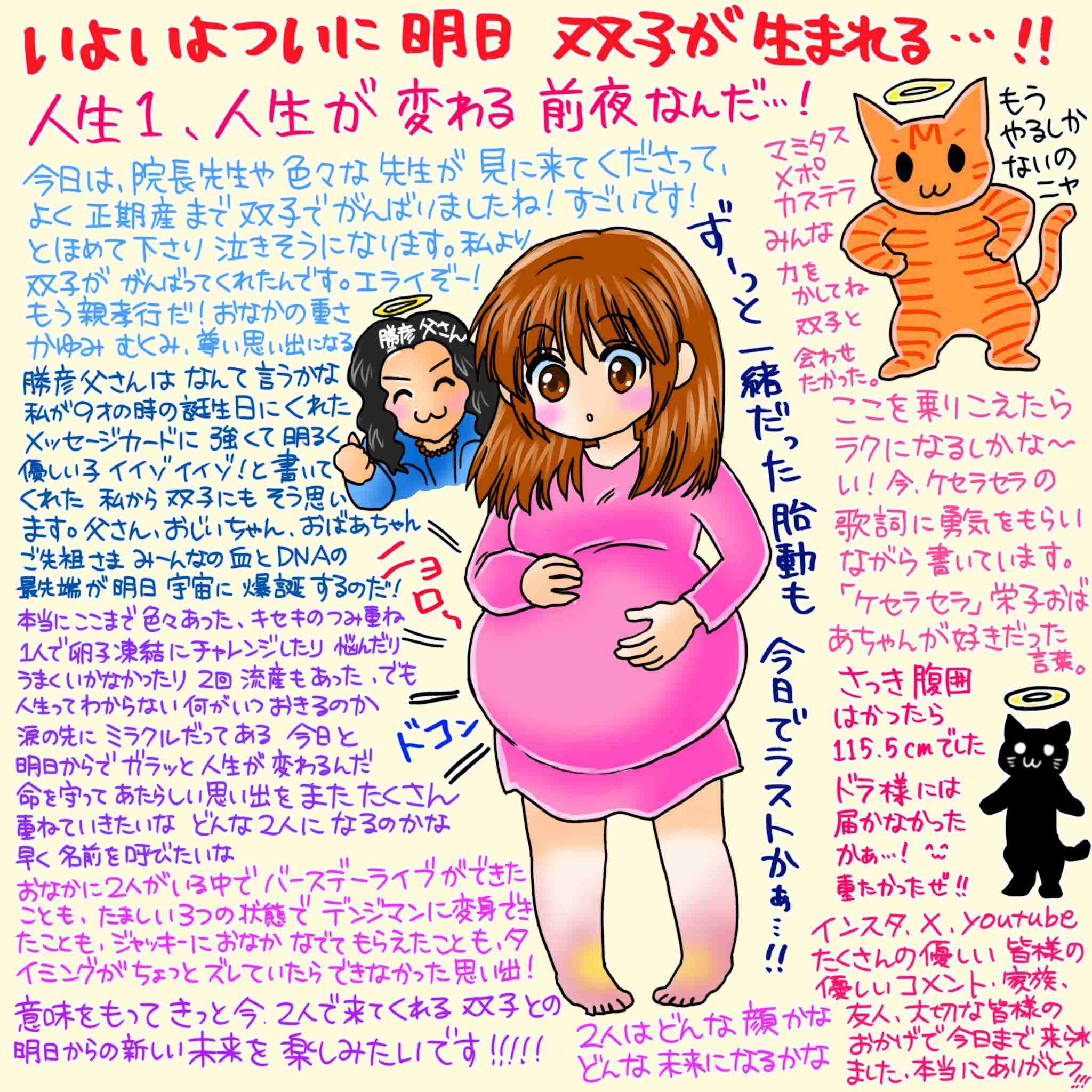 中川翔子　「これが双子正期産のお腹か」出産間近も「安定の2時間睡眠」「つらいけど頑張る」