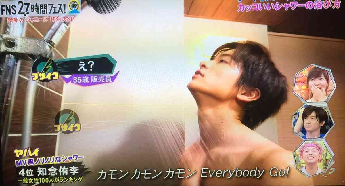 シャワーを浴びるとき、どこから洗う？