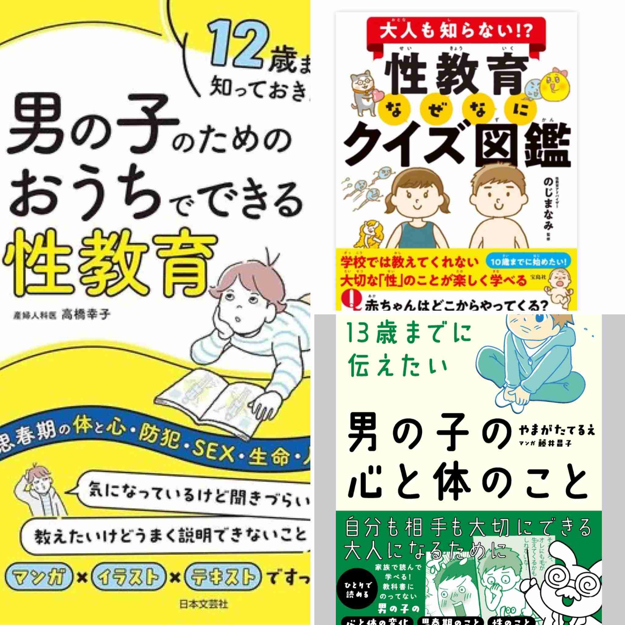 小学生男児の性教育を真剣に考えたい！