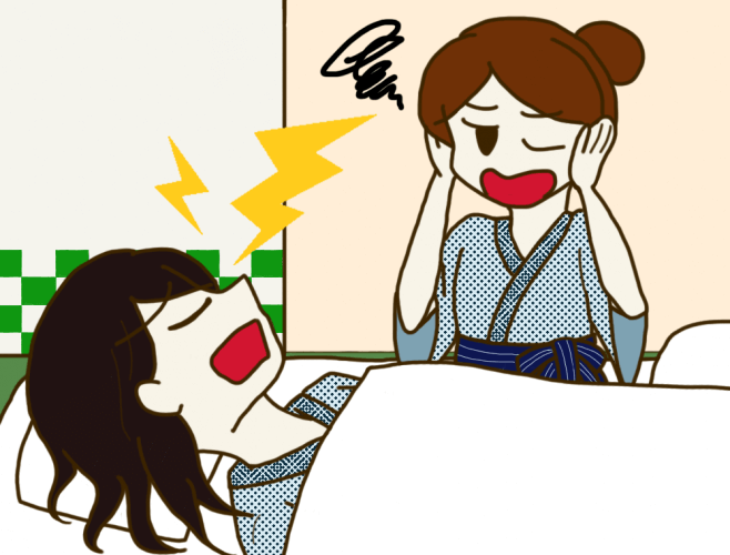 いびき、かきますか？