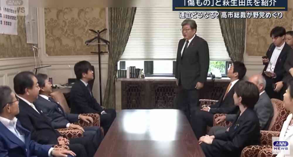 自民・高市総裁、萩生田氏を「傷もの」と紹介　立憲・野田代表「驚いた」