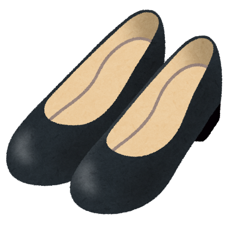 可愛いフラットパンプスが欲しい