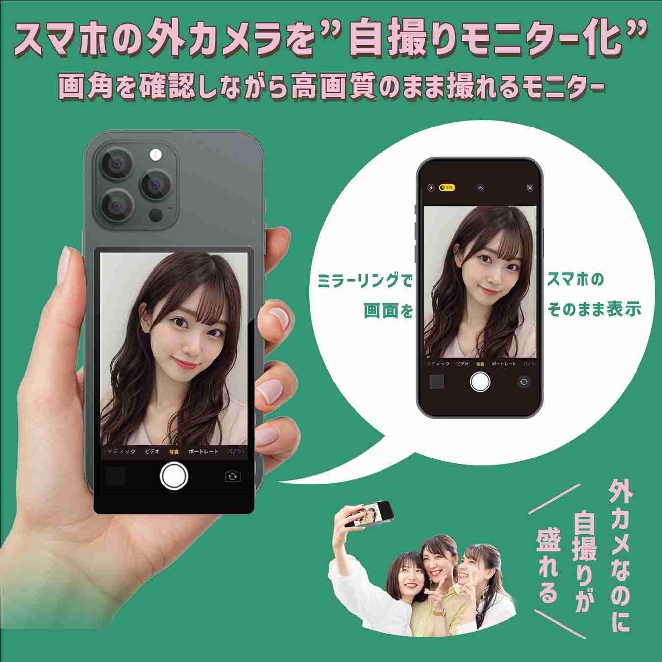 鏡の自分はそこそこイケてるのに写真だと不細工
